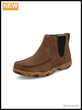 Twisted X Women's 4in Chelsea Driving Moc Casual Shoes Leather